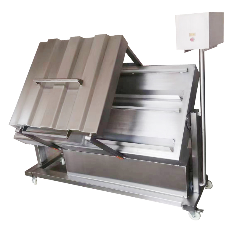 Tilt vacuum packaging machine