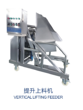 Vacuum tumbler, hydraulic vacuum tumbler, lifting and feeding machine, automatic bone brine injector