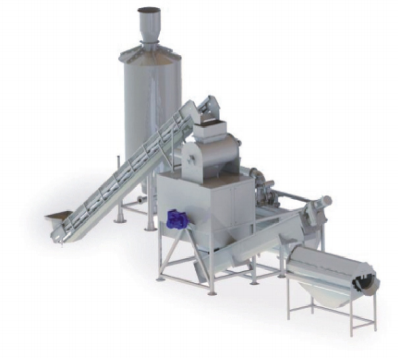 Steam peeling machine