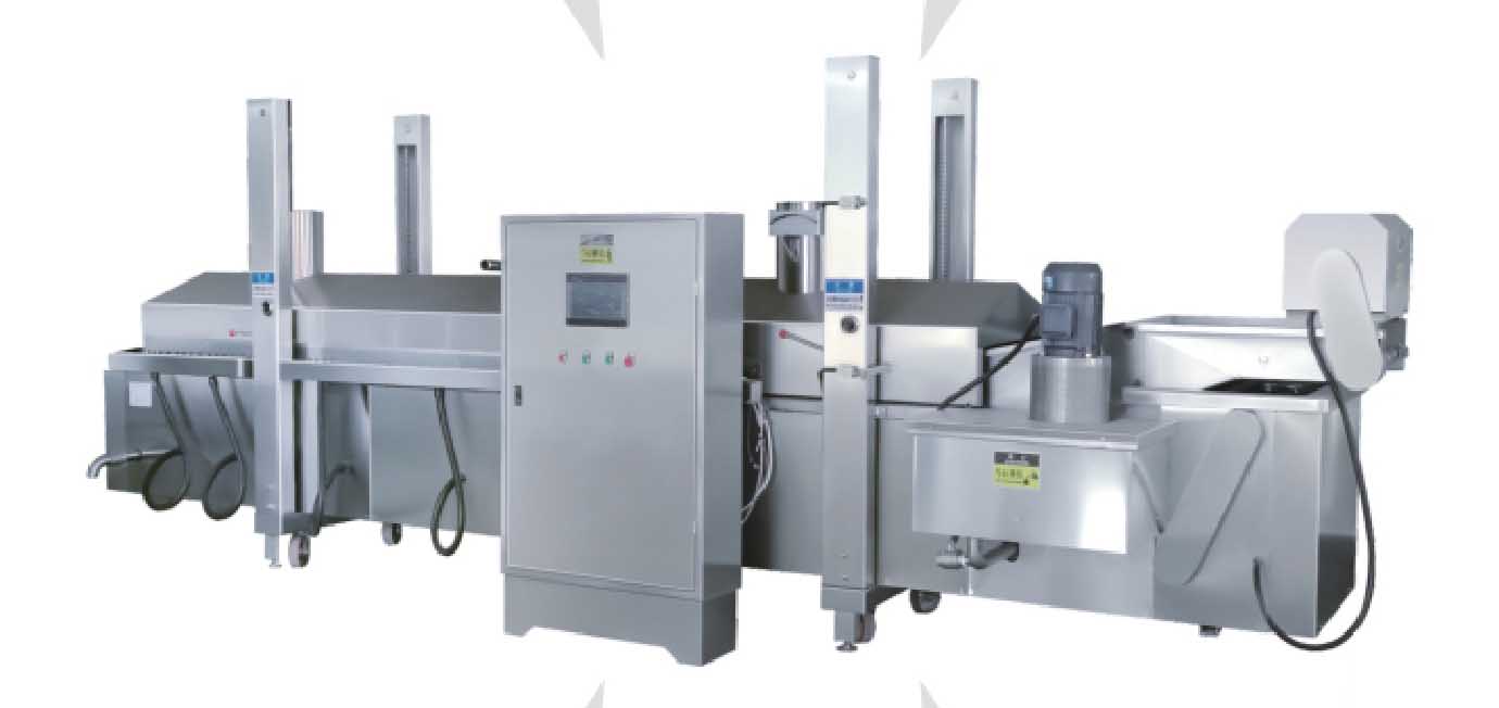 Food deep frying line，Deep-frying production line，Fully automatic fryer