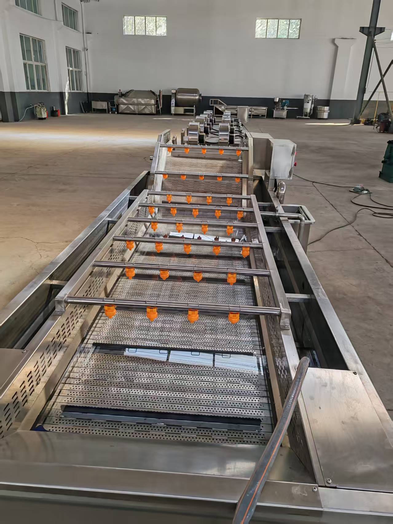 Bubble Washing Machine for Fruits and Vegetables | Industrial Washer